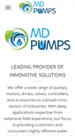 Mobile Screenshot of mdpumps.com